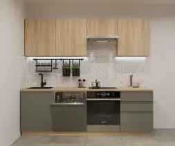 Дуб сонома Обсидиан Лайн - 40 (2400 мм)